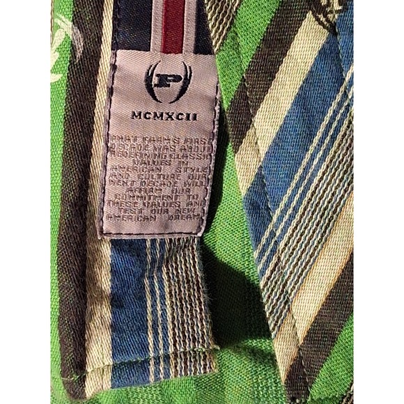 Phat Farm Men's XL Striped Button Down Long Sleeve Shirt Multicolor Pattern - Picture 7 of 8